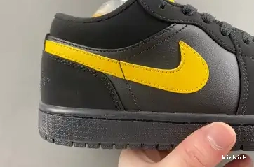  1 Air Gold' 553558-071 'Black University Jordan Low 0602